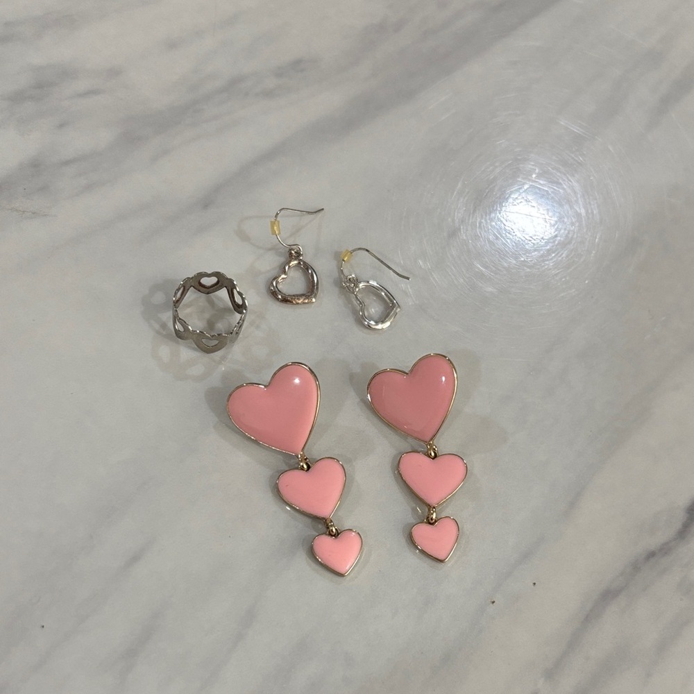 Heart Jewelry Set